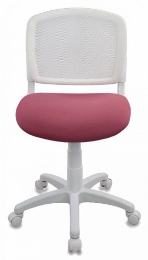 Кресло детское Бюрократ CH-W296NX/26-31 белый TW-15 розовый 26-31 в Тарко-Сале - tarko-sale.ok-mebel.com | фото 3