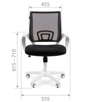 Кресло для оператора CHAIRMAN 696 white (ткань TW-11/сетка TW-01) в Тарко-Сале - tarko-sale.ok-mebel.com | фото 4