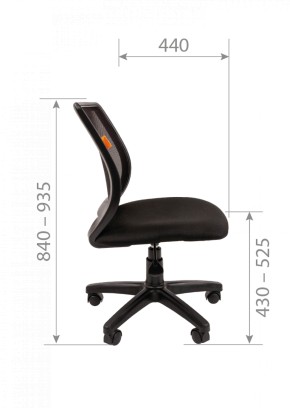 Кресло для оператора CHAIRMAN 699 Б/Л (ткань стандарт/сетка TW-01) в Тарко-Сале - tarko-sale.ok-mebel.com | фото 7