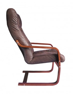 Кресло для отдыха (пружинка) Магнат 102-З-Ш замша ШОКОЛАД в Тарко-Сале - tarko-sale.ok-mebel.com | фото 2