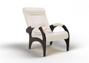 Кресло для отдыха Римини 19-К-КР (экокожа/венге) КРЕМ в Тарко-Сале - tarko-sale.ok-mebel.com | фото