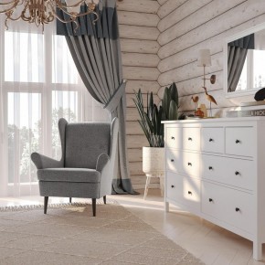 Кресло для отдыха Вало серый, ткань рогожка в Тарко-Сале - tarko-sale.ok-mebel.com | фото 2