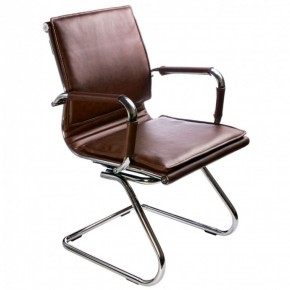 Кресло для посетителя Бюрократ CH-993-Low-V/Brown коричневый в Тарко-Сале - tarko-sale.ok-mebel.com | фото