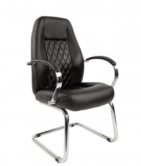 Кресло для посетителя CHAIRMAN 950 V Черное в Тарко-Сале - tarko-sale.ok-mebel.com | фото