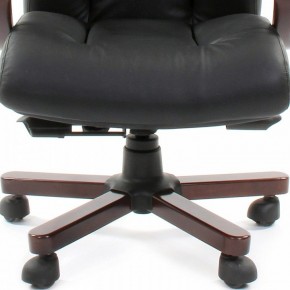 Кресло для руководителя Chairman 421 черный/орех темный, черный в Тарко-Сале - tarko-sale.ok-mebel.com | фото 4