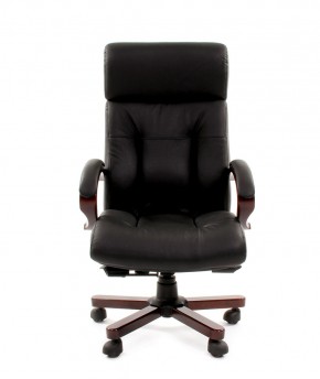 Кресло для руководителя CHAIRMAN  421 (Натуральная кожа) Черное в Тарко-Сале - tarko-sale.ok-mebel.com | фото 2
