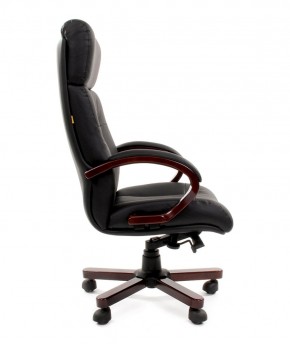Кресло для руководителя CHAIRMAN  421 (Натуральная кожа) Черное в Тарко-Сале - tarko-sale.ok-mebel.com | фото 3
