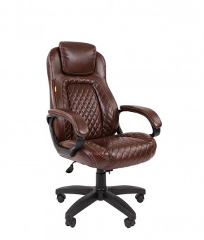 Кресло для руководителя  CHAIRMAN 432 (Экокожа коричневая) в Тарко-Сале - tarko-sale.ok-mebel.com | фото 1