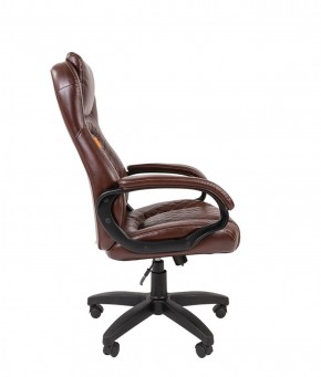 Кресло для руководителя  CHAIRMAN 432 (Экокожа коричневая) в Тарко-Сале - tarko-sale.ok-mebel.com | фото 3