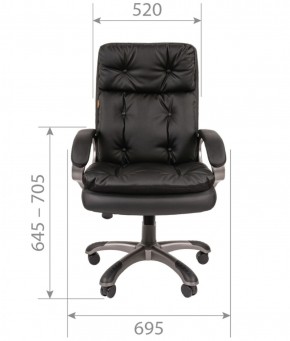 Кресло для руководителя  CHAIRMAN 442 (экокожа черная) в Тарко-Сале - tarko-sale.ok-mebel.com | фото 5