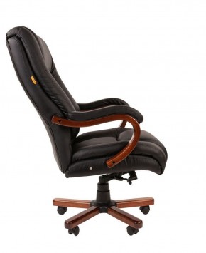 Кресло для руководителя CHAIRMAN  503 (Кожа) Черное в Тарко-Сале - tarko-sale.ok-mebel.com | фото 3