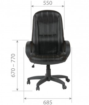 Кресло для руководителя  CHAIRMAN 685 (экокожа черный) в Тарко-Сале - tarko-sale.ok-mebel.com | фото 5