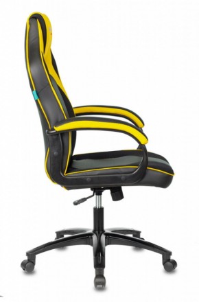 Кресло игровое Бюрократ VIKING 2 AERO YELLOW черный/желтый в Тарко-Сале - tarko-sale.ok-mebel.com | фото 3