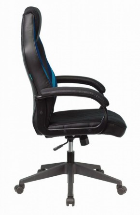 Кресло игровое Бюрократ VIKING 3 AERO BLUE черный/синий в Тарко-Сале - tarko-sale.ok-mebel.com | фото 3