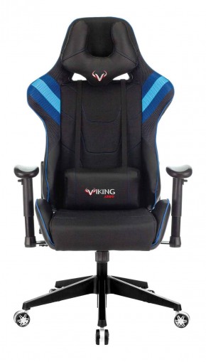 Кресло игровое Бюрократ VIKING 4 AERO BLUE черный/синий в Тарко-Сале - tarko-sale.ok-mebel.com | фото 3