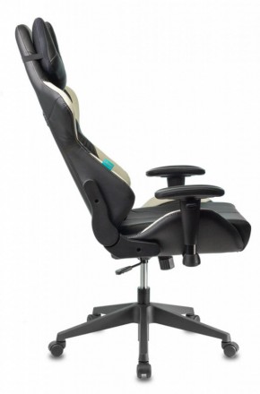 Кресло игровое Бюрократ VIKING 5 AERO WHITE черный/белый в Тарко-Сале - tarko-sale.ok-mebel.com | фото 2