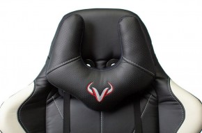 Кресло игровое Бюрократ VIKING 5 AERO WHITE черный/белый в Тарко-Сале - tarko-sale.ok-mebel.com | фото 6
