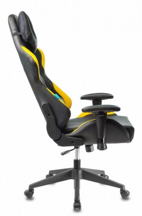 Кресло игровое Бюрократ VIKING 5 AERO YELLOW черный/желтый в Тарко-Сале - tarko-sale.ok-mebel.com | фото 2