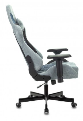 Кресло игровое Бюрократ VIKING 7 KNIGHT BL FABRIC синий в Тарко-Сале - tarko-sale.ok-mebel.com | фото 2
