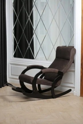 Кресло-качалка МАРСЕЛЬ 33-Т-AC (кофе) в Тарко-Сале - tarko-sale.ok-mebel.com | фото 3