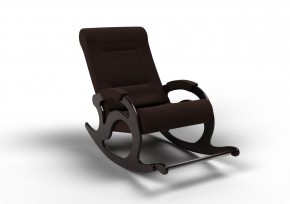 Кресло-качалка Тироль 12-Т-ГР (ткань/венге) ГРАФИТ в Тарко-Сале - tarko-sale.ok-mebel.com | фото 1