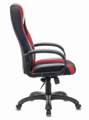 Кресло компьютерное BRABIX PREMIUM "Rapid GM-102" (экокожа/ткань, черное/красное) 532107 в Тарко-Сале - tarko-sale.ok-mebel.com | фото 3