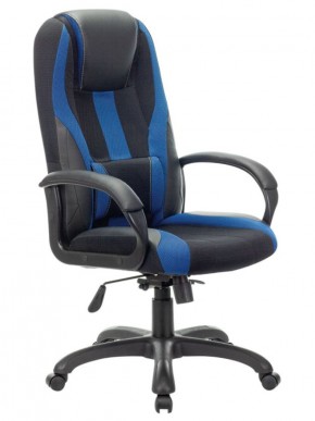Кресло компьютерное BRABIX PREMIUM "Rapid GM-102" (экокожа/ткань, черное/синее) 532106 в Тарко-Сале - tarko-sale.ok-mebel.com | фото