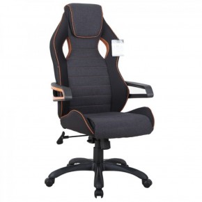 Кресло компьютерное BRABIX Techno Pro GM-003 (ткань черное/серое, вставки оранжевые) 531813 в Тарко-Сале - tarko-sale.ok-mebel.com | фото