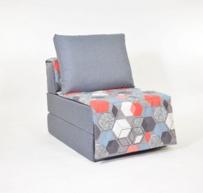 Кресло-кровать бескаркасное Харви (серый-геометрия слейт) в Тарко-Сале - tarko-sale.ok-mebel.com | фото