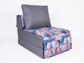 Кресло-кровать бескаркасное Харви (серый-сноу деним) в Тарко-Сале - tarko-sale.ok-mebel.com | фото