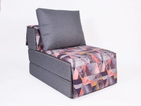 Кресло-кровать бескаркасное Харви (серый-сноу манго) в Тарко-Сале - tarko-sale.ok-mebel.com | фото