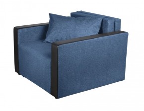 Кресло-кровать Милена с подлокотниками (синий) Велюр в Тарко-Сале - tarko-sale.ok-mebel.com | фото