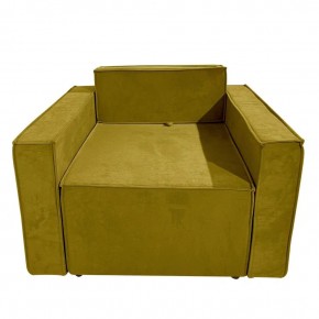 Кресло-кровать Принц КК1-ВГ (велюр горчичный) в Тарко-Сале - tarko-sale.ok-mebel.com | фото 1