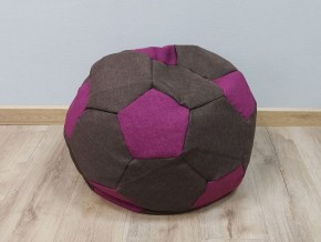 Кресло-мешок Мяч S (Savana Chocolate-Savana Berry) в Тарко-Сале - tarko-sale.ok-mebel.com | фото 1