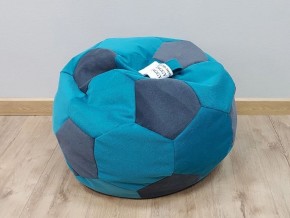Кресло-мешок Мяч S (Shaggy Azure-Shaggy Grafit) в Тарко-Сале - tarko-sale.ok-mebel.com | фото