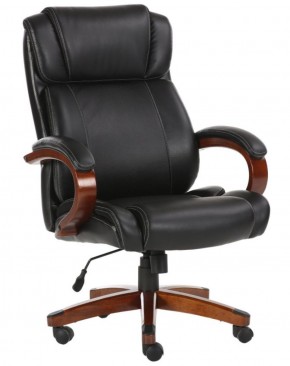 Кресло офисное BRABIX PREMIUM "Magnum EX-701" (дерево, рециклированная кожа, черное) 531827 в Тарко-Сале - tarko-sale.ok-mebel.com | фото 1