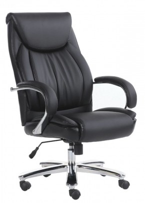 Кресло офисное BRABIX "Advance EX-575" (хром/экокожа/черное) 531825 в Тарко-Сале - tarko-sale.ok-mebel.com | фото