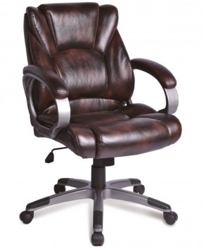 Кресло офисное BRABIX "Eldorado EX-504" (коричневое) 530875 в Тарко-Сале - tarko-sale.ok-mebel.com | фото 1