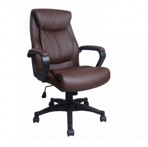 Кресло офисное BRABIX "Enter EX-511" (экокожа/коричневая) 531163 в Тарко-Сале - tarko-sale.ok-mebel.com | фото 1
