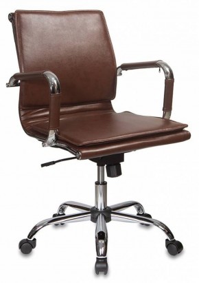 Кресло руководителя Бюрократ CH-993-LOW/BROWN коричневый в Тарко-Сале - tarko-sale.ok-mebel.com | фото 1