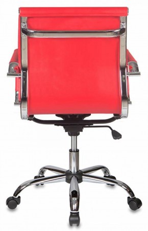Кресло руководителя Бюрократ CH-993-LOW/RED красный в Тарко-Сале - tarko-sale.ok-mebel.com | фото 4