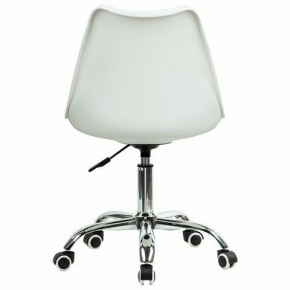 Кресло стул BRABIX "Eames MG-310 CH", хром, пластик белый, ткань серая, 532924 в Тарко-Сале - tarko-sale.ok-mebel.com | фото 4