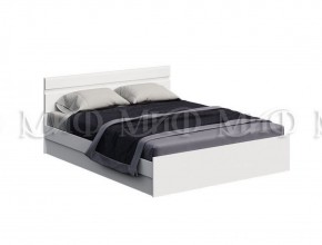 НЭНСИ NEW Кровать 1,4 м с ПМ (Белый глянец холодный/Белый) в Тарко-Сале - tarko-sale.ok-mebel.com | фото
