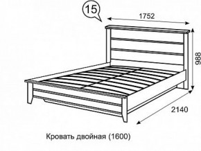 Кровать 1600 с ПМ София 15 в Тарко-Сале - tarko-sale.ok-mebel.com | фото 3