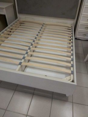 Кровать 2-х спальная (1,4 м) с подъемным механизмом дуб седан/ЭКОКОЖА (ВНКР140-1[3]) в Тарко-Сале - tarko-sale.ok-mebel.com | фото 3
