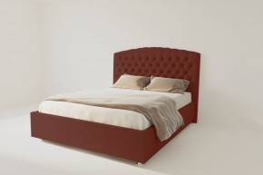 Кровать Берлин без основания 1200 (велюр бордо) в Тарко-Сале - tarko-sale.ok-mebel.com | фото
