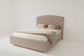 Кровать Берлин без основания 1400 (велюр серый) в Тарко-Сале - tarko-sale.ok-mebel.com | фото
