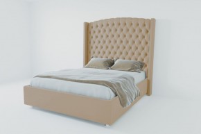 Кровать Берлин ЛЮКС с ПМ 900 (велюр светло-серый) в Тарко-Сале - tarko-sale.ok-mebel.com | фото