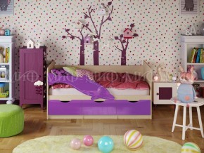 ДЕЛЬФИН-1 Кровать 1800 (Фиолетовый металлик) в Тарко-Сале - tarko-sale.ok-mebel.com | фото