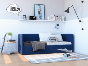 Кровать-диван Leonardo 160*70 (Синий) + боковина в Тарко-Сале - tarko-sale.ok-mebel.com | фото 5